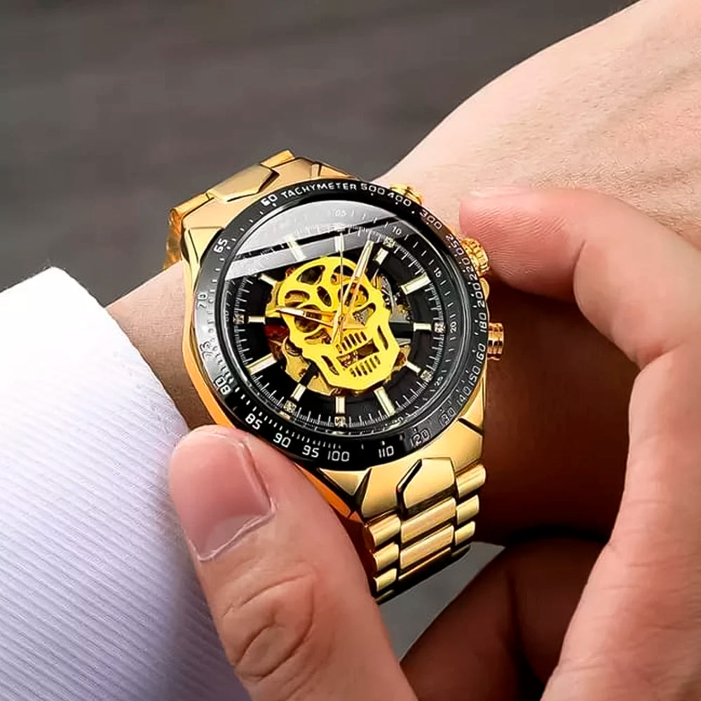 Reloj Winner WIN-12 Hombre Automático Dorado