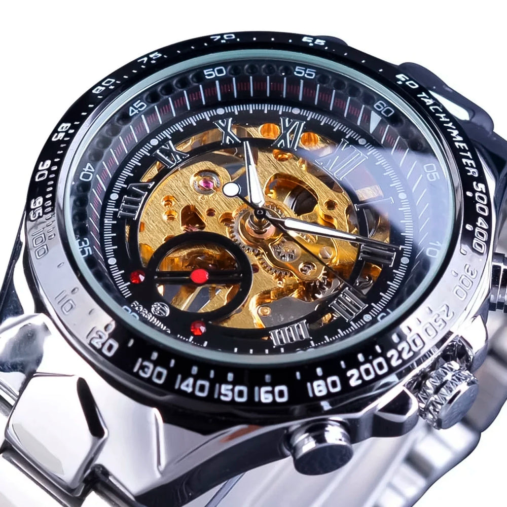 Reloj Winner WIN-17 Hombre Automático Plata