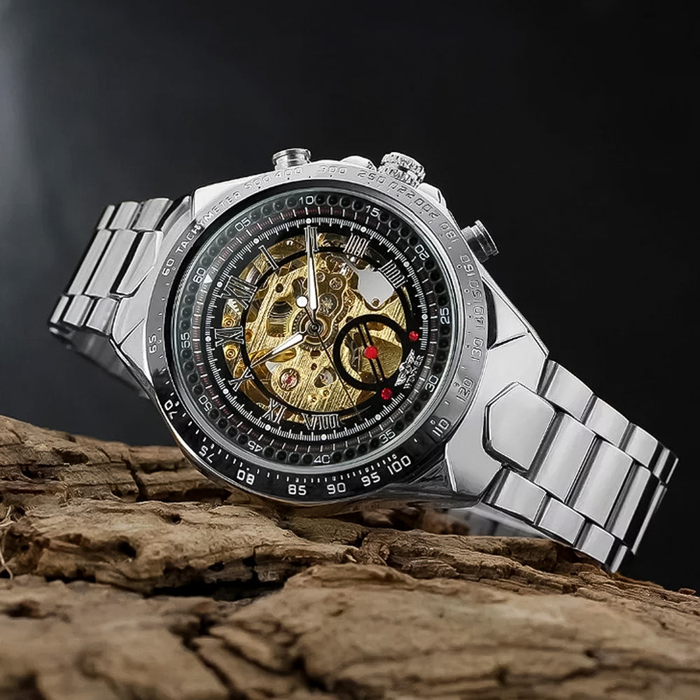 Reloj Winner WIN-17 Hombre Automático Plata
