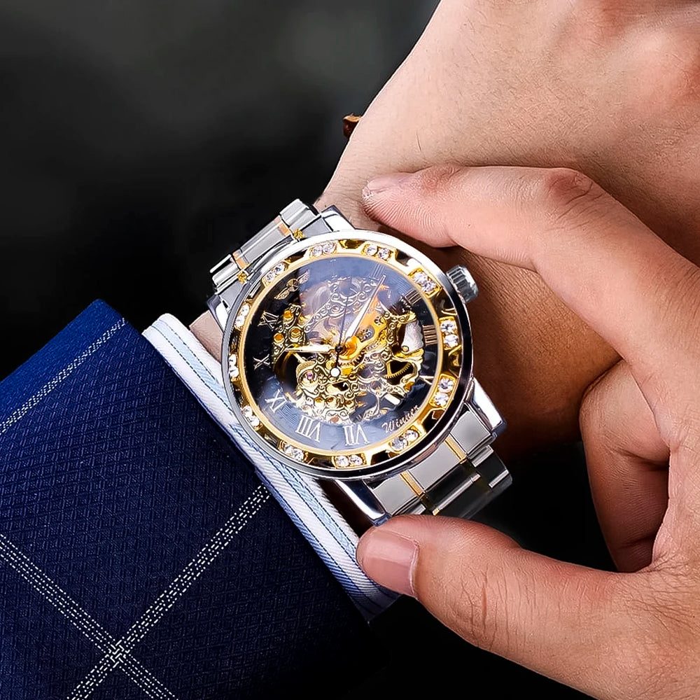 Reloj Winner WIN-5 Hombre Automático Plata