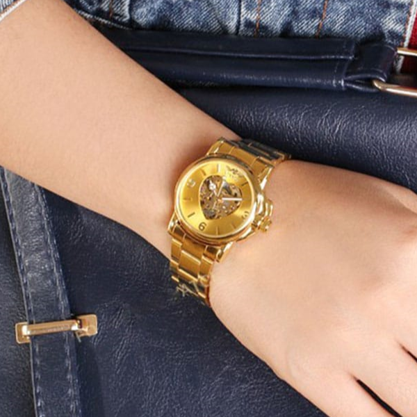 Reloj Winner WIN-M-1 Mujer Automático Dorado