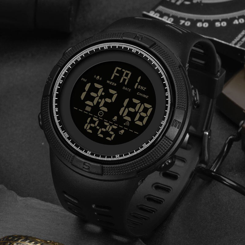 RELOJ SKMEI SILICONA NEGRO SKM-3