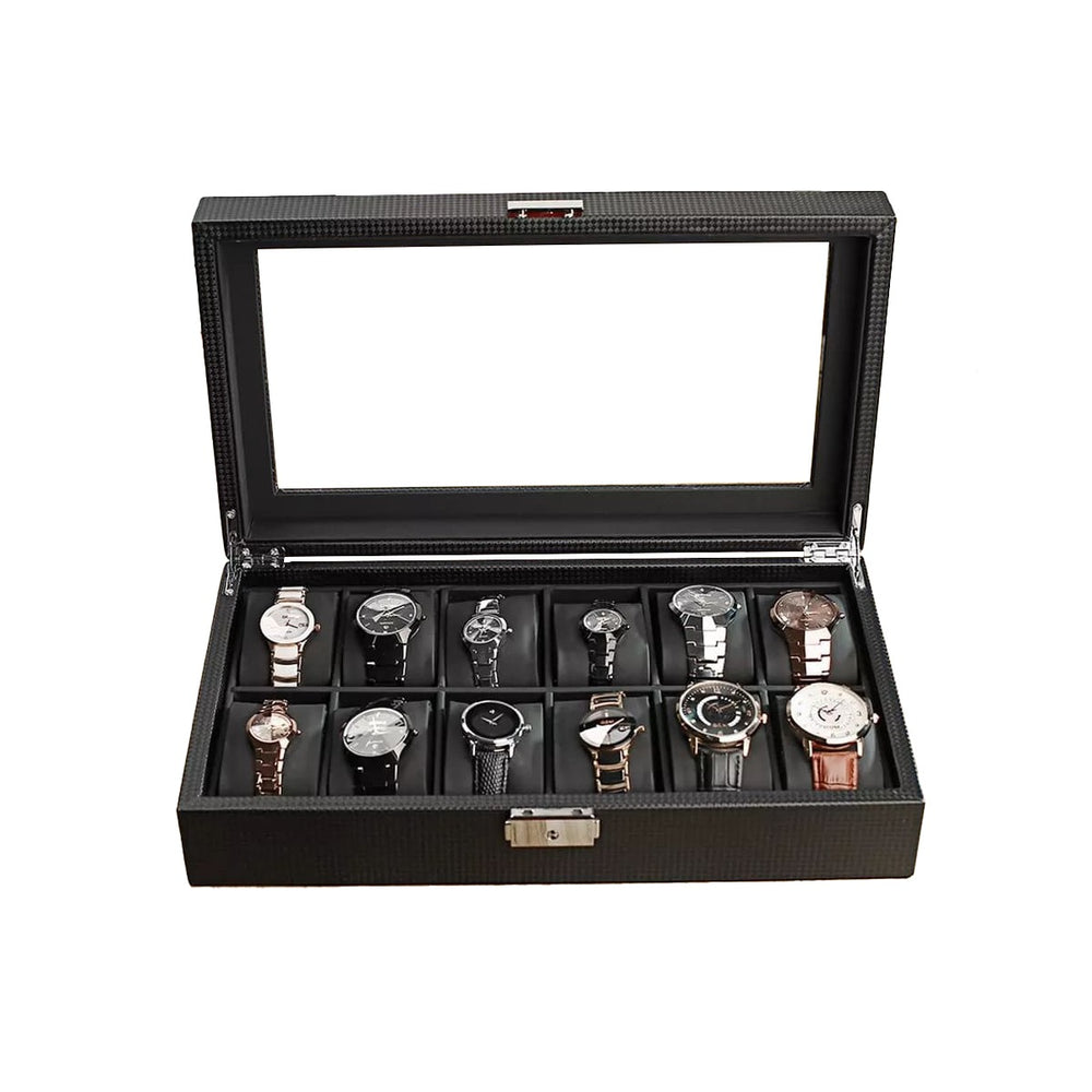 Organizador de Relojes ORG-6 para 12 Unidades - Fibra de Carbono