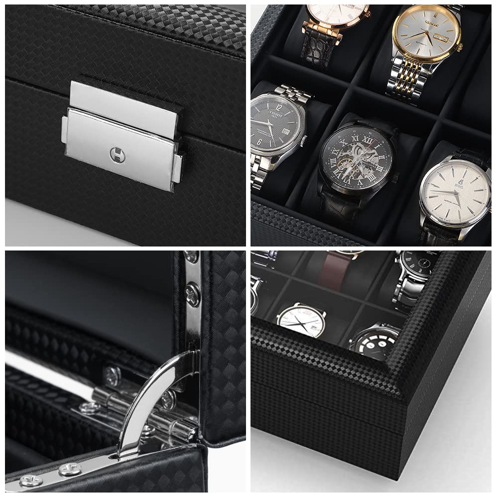 Organizador de Relojes ORG-6 para 12 Unidades - Fibra de Carbono