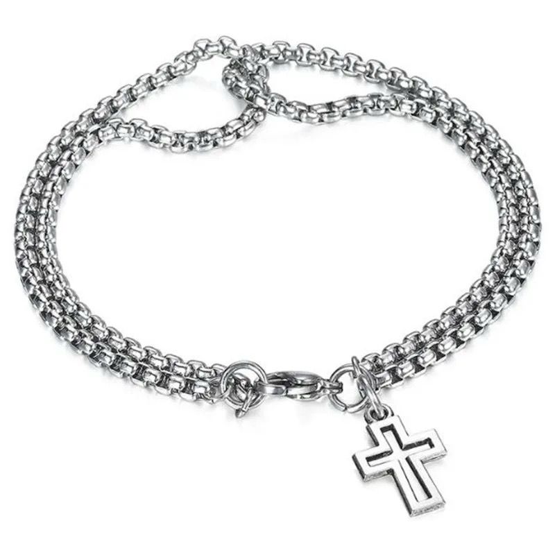 PULSERA ACERO CRUZ JOY-15