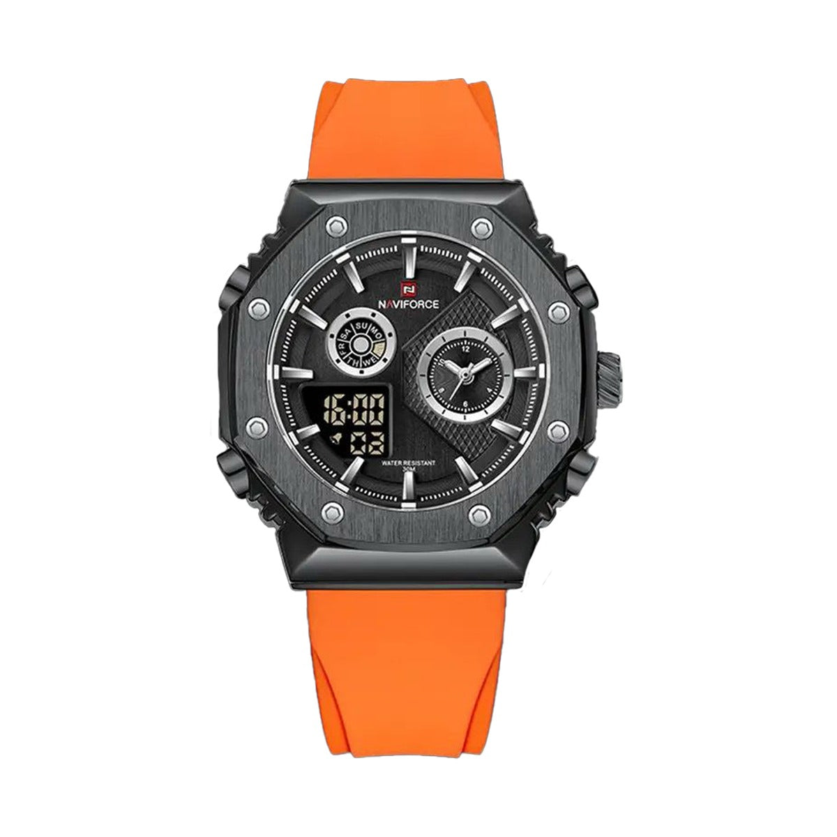 RELOJ NAVIFORCE OCTO SILICONA NARANJA NAV-97