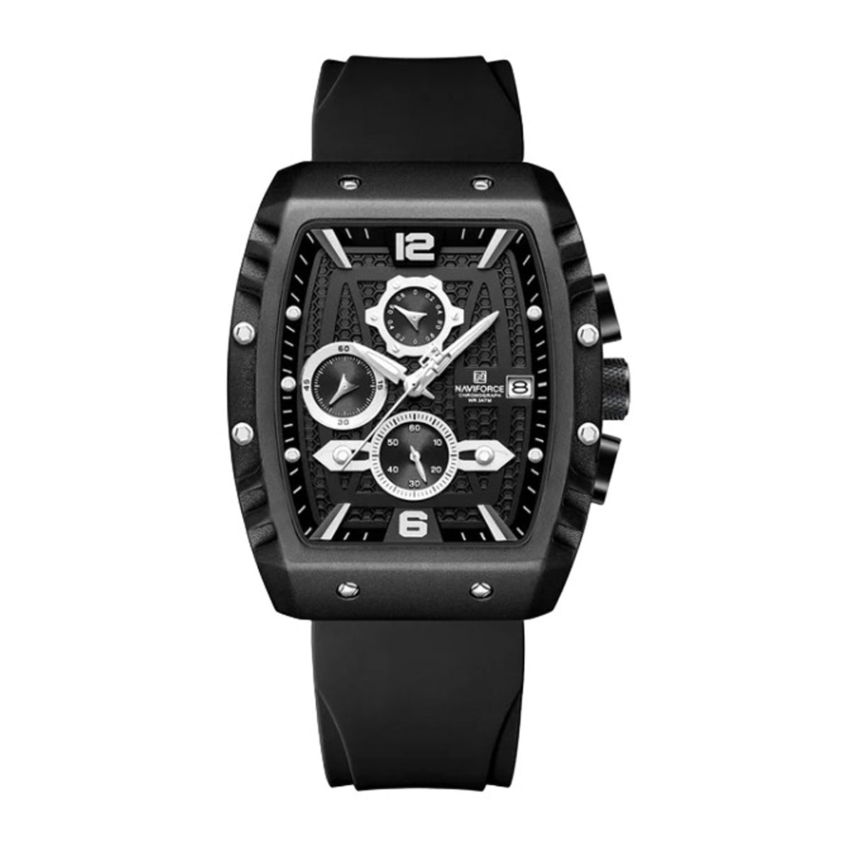 RELOJ NAVIFORCE RETRO NEGRO NAV-124