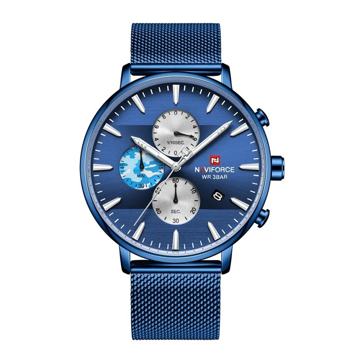 RELOJ NAVIFORCE MALLA AZUL NAV-116