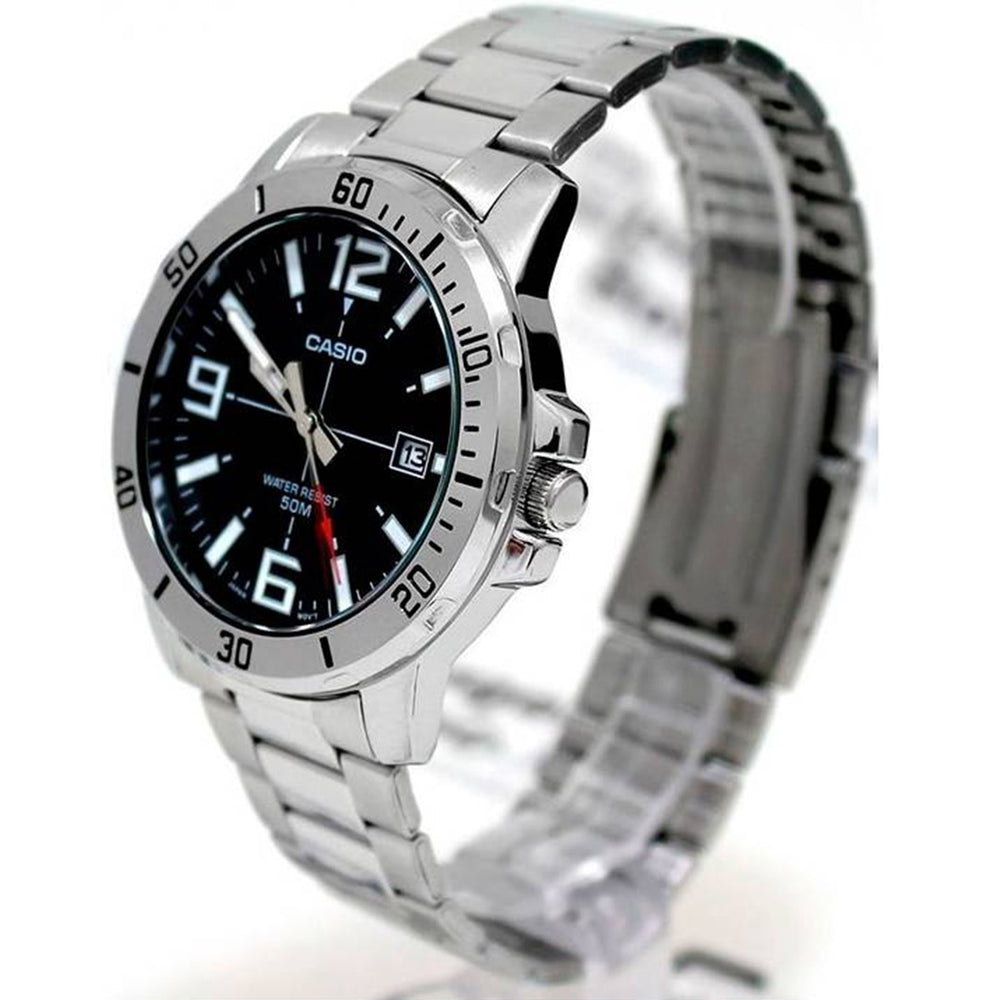 Reloj Casio MTP-VD01D-1BV Hombre Acero Plateado