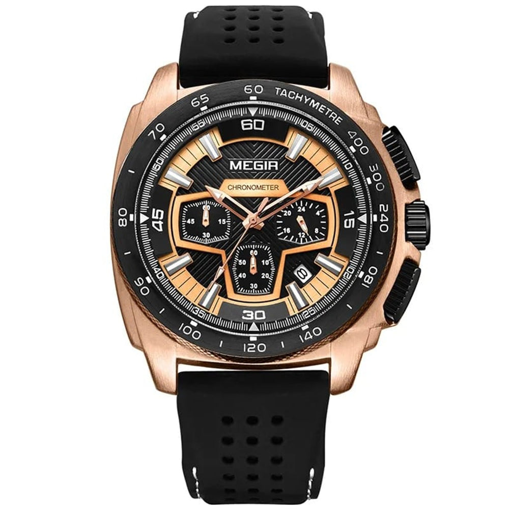 Reloj Megir MEG-60 Hombre Deportivo Negro