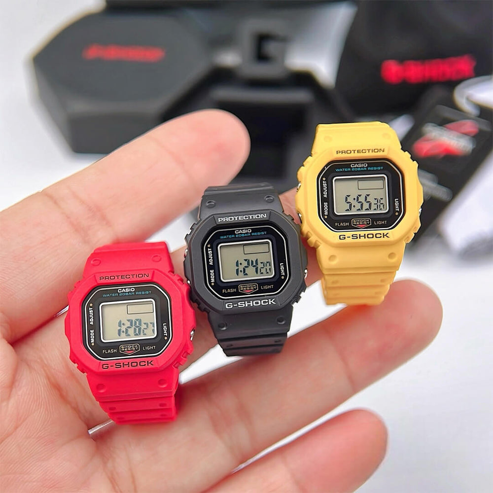Anillo G-Shock Nano DWN-5600-1DR Hombre Resina Negro