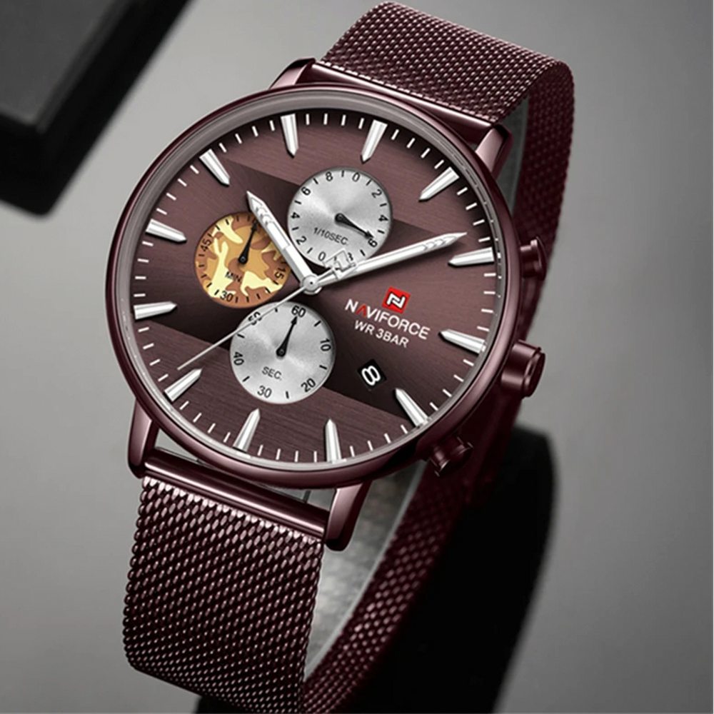 Reloj Naviforce NAV-115 Hombre Acero Cobre