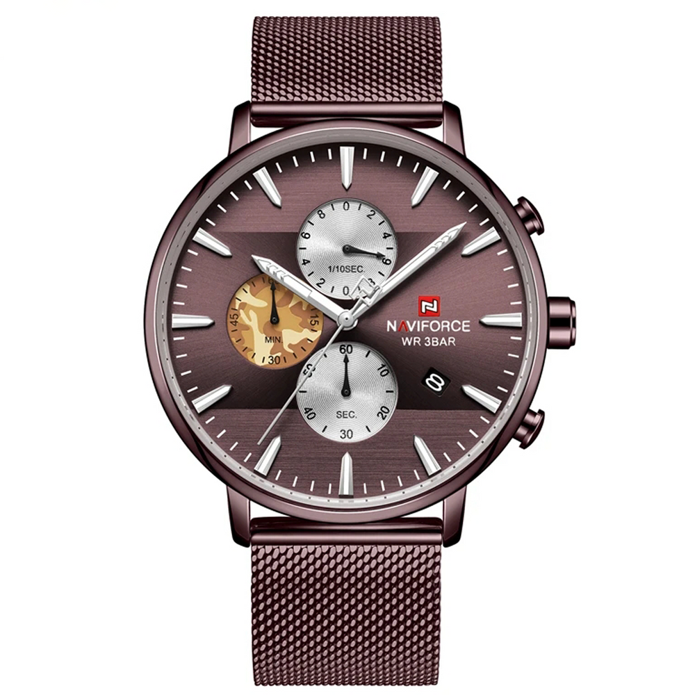Reloj Naviforce NAV-115 Hombre Acero Cobre