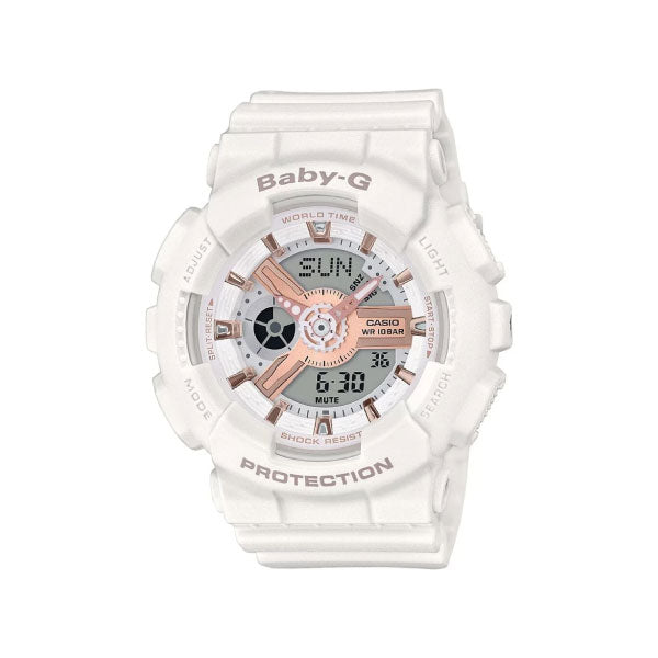 RELOJ BABY G BLANCO ROSA B-G-2