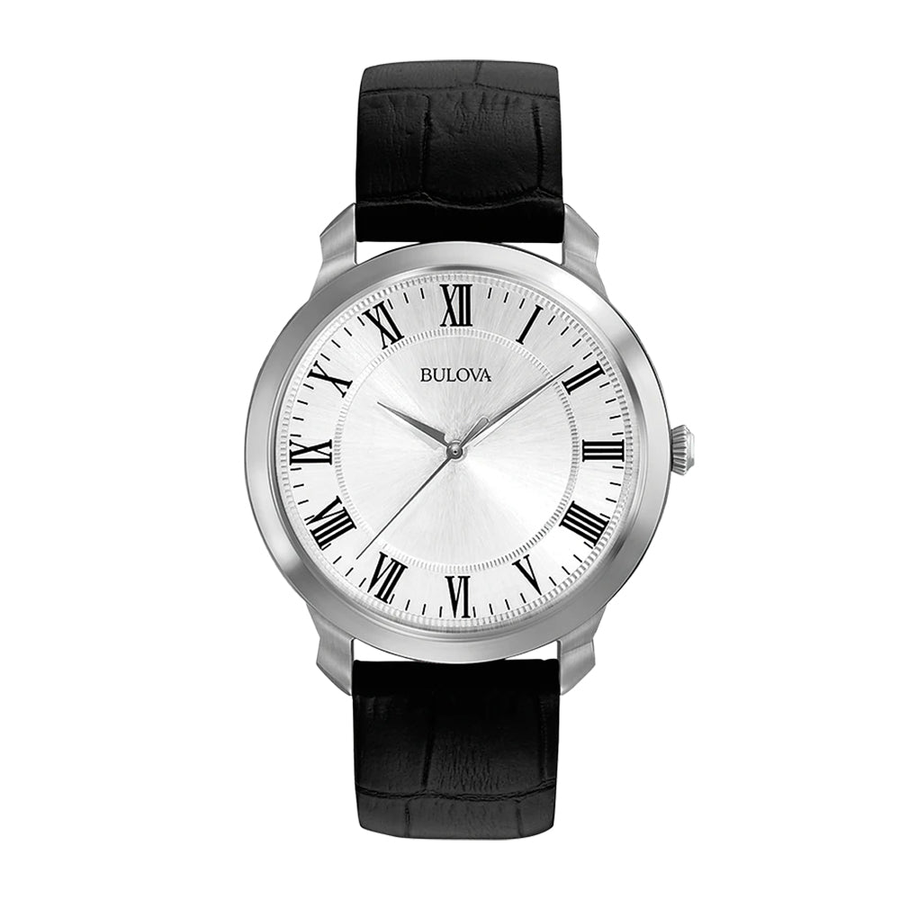 RELOJ BULOVA PLATEADO CON NEGRO 96A133 BUL-12