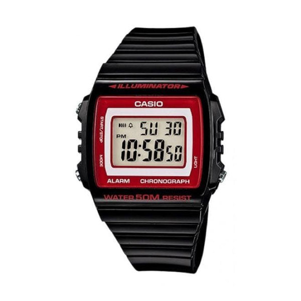 Reloj Casio W-215H-1A2V Hombre Resina Negro | CAS-28