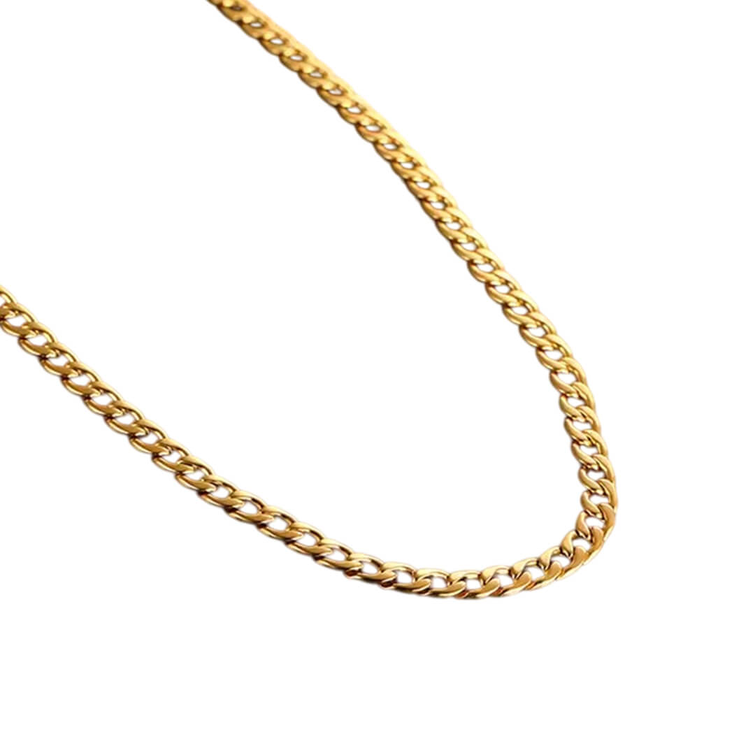 Cadena Eslabón CAD-6 Hombre Acero Dorado