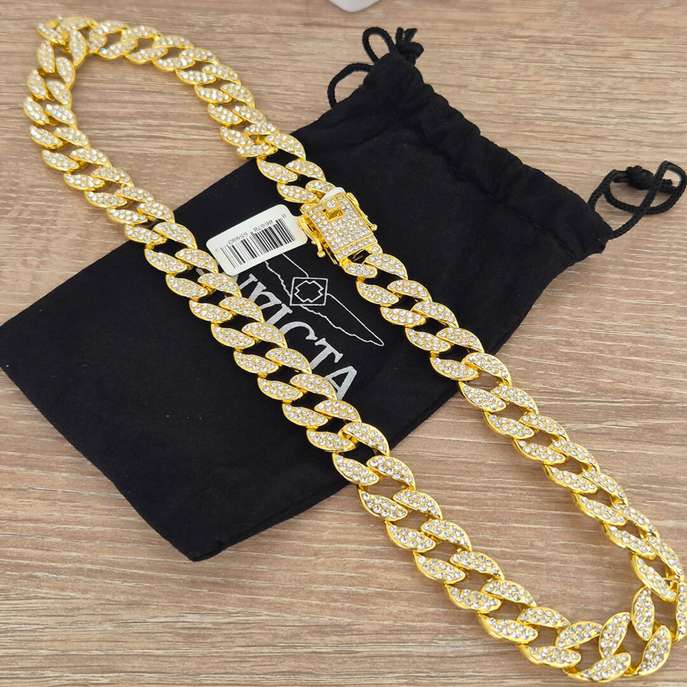 Cadena Invicta 80834 Hombre Acero Dorado