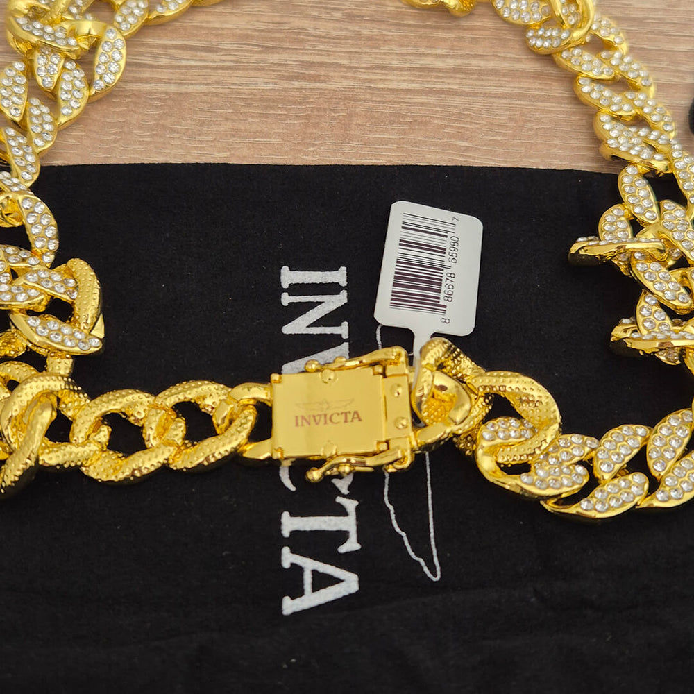 Cadena Invicta 80834 Hombre Acero Dorado