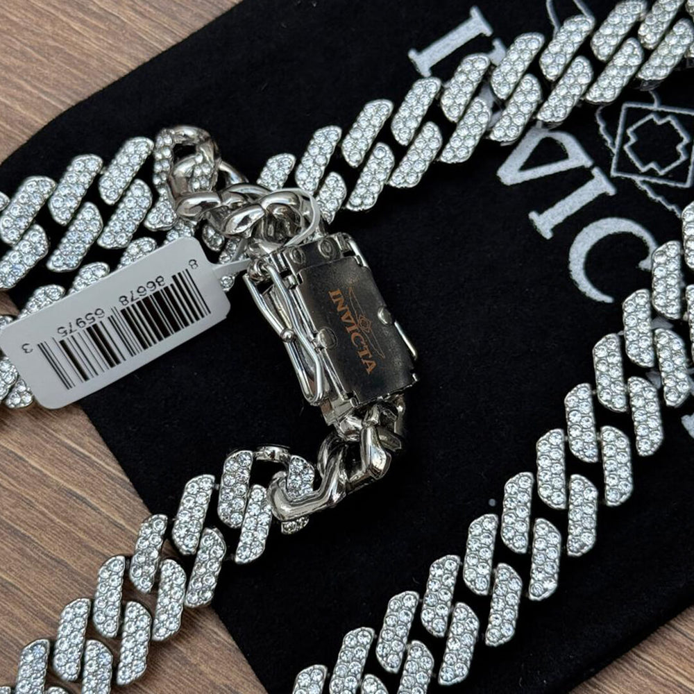 Cadena Invicta 80833 Hombre Acero Plateado
