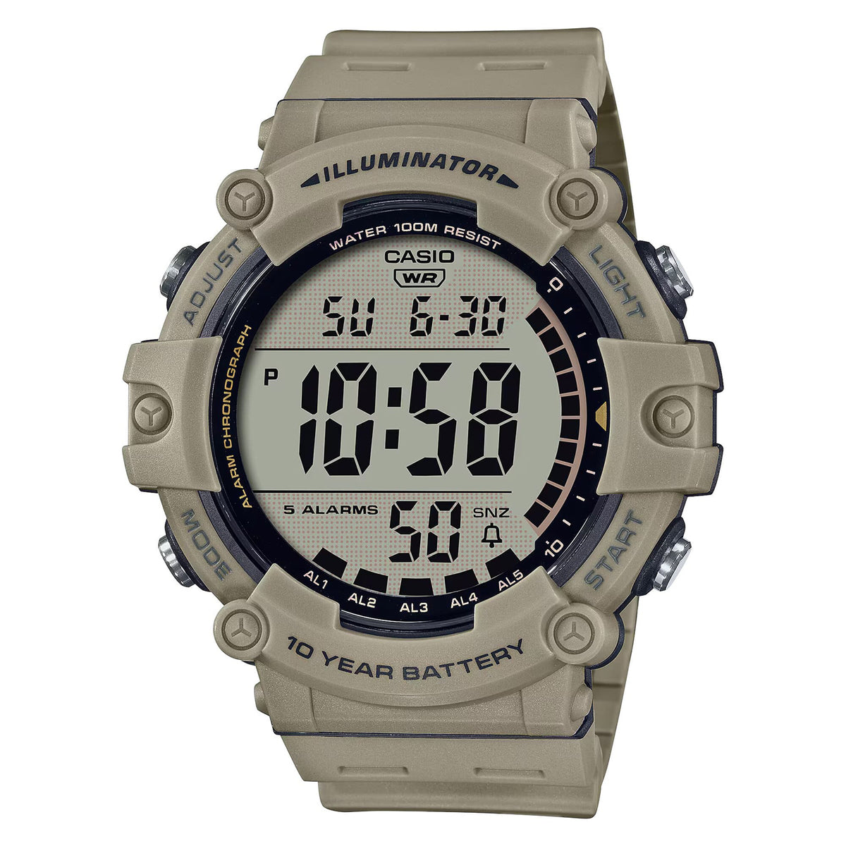 RELOJ CASIO BEIGE AE-1500WH-5AV CAS-100