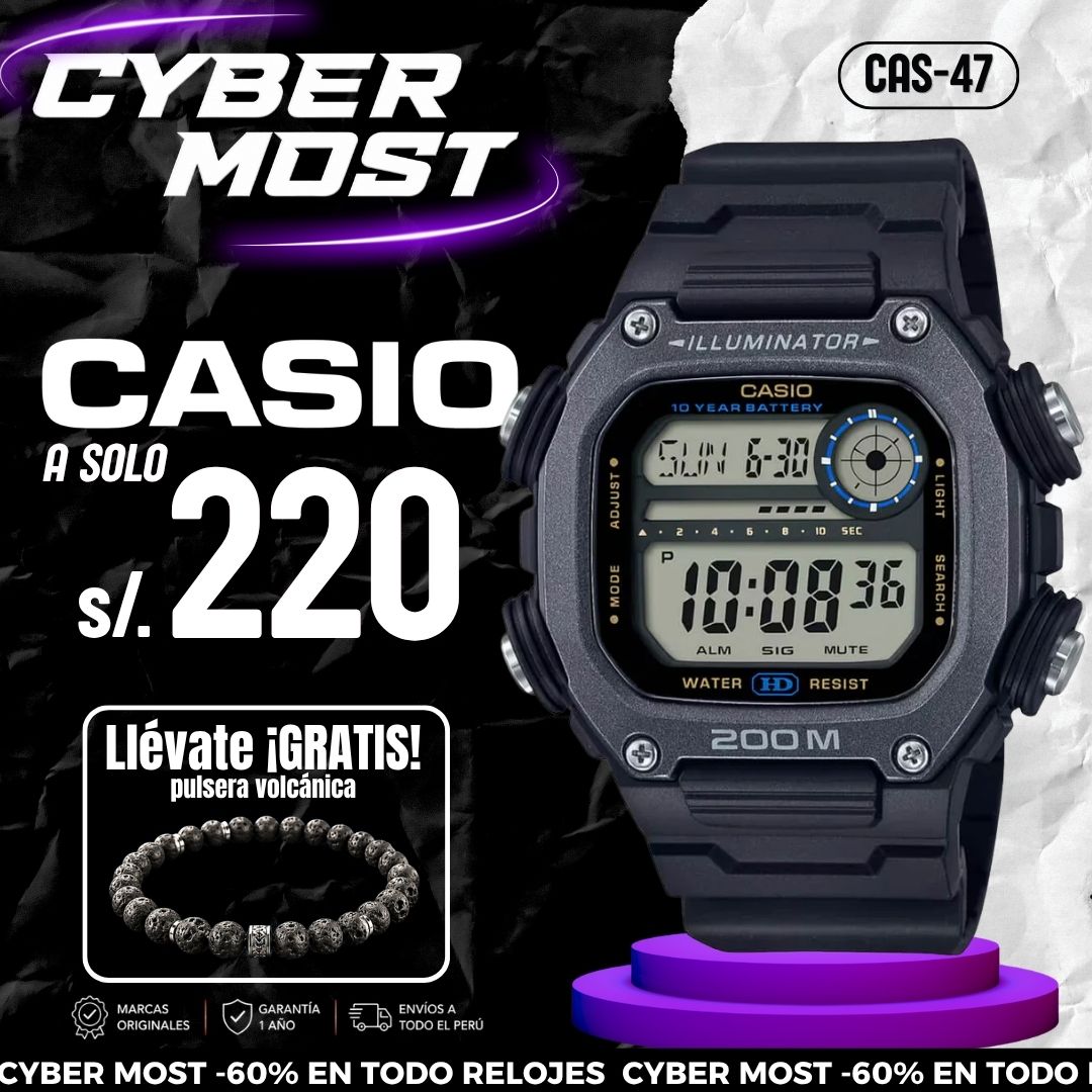 Reloj Casio DW-291HX-1AV Hombre Resina Negro