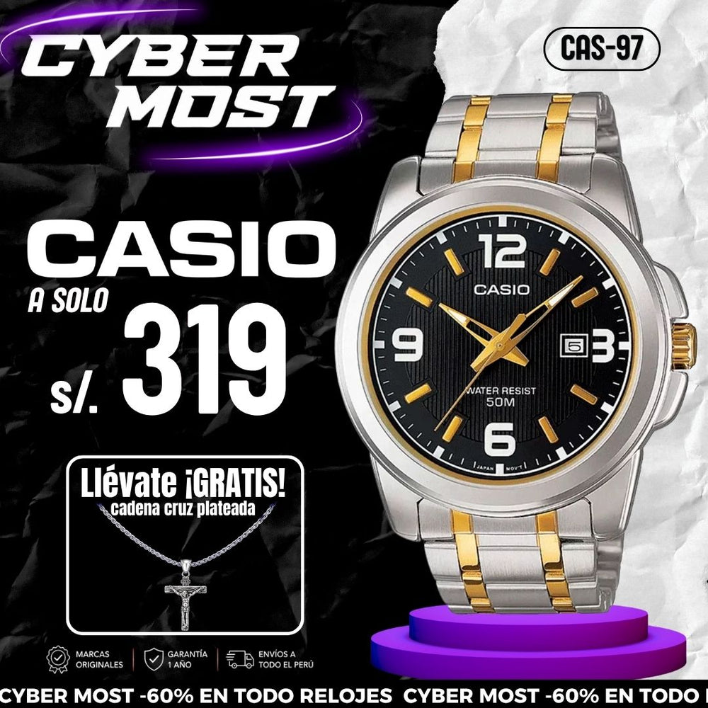 Reloj Casio MTP-1314SG-1AVDF Hombre Acero Plateado