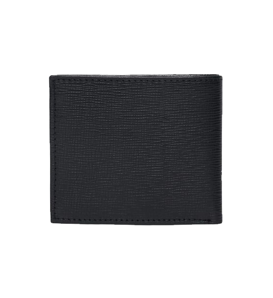 Billetera Calvin Klein CK-3 Hombre Cuero Negro