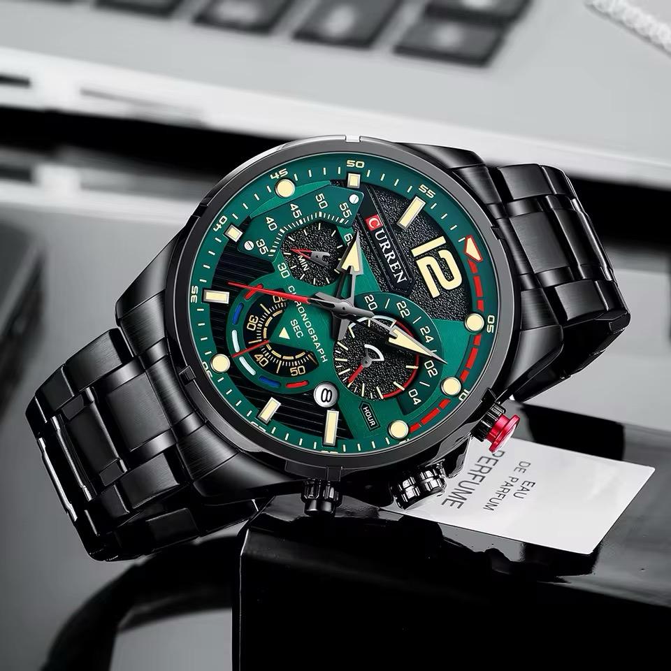 Reloj Curren CUR-10 Hombre Acero Negro