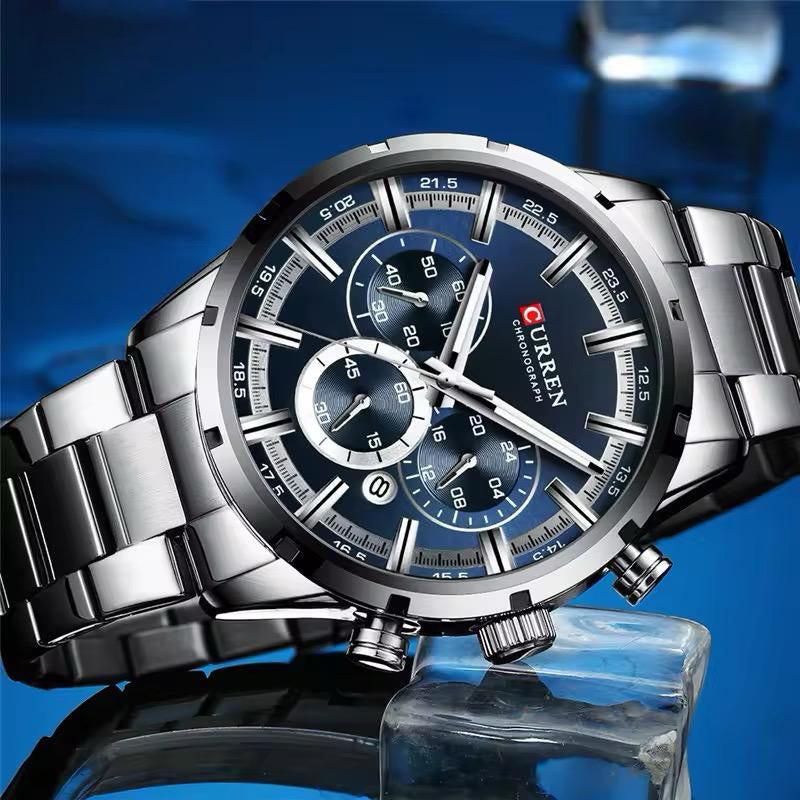 Reloj Curren Hombre Acero Plateado | CUR-23