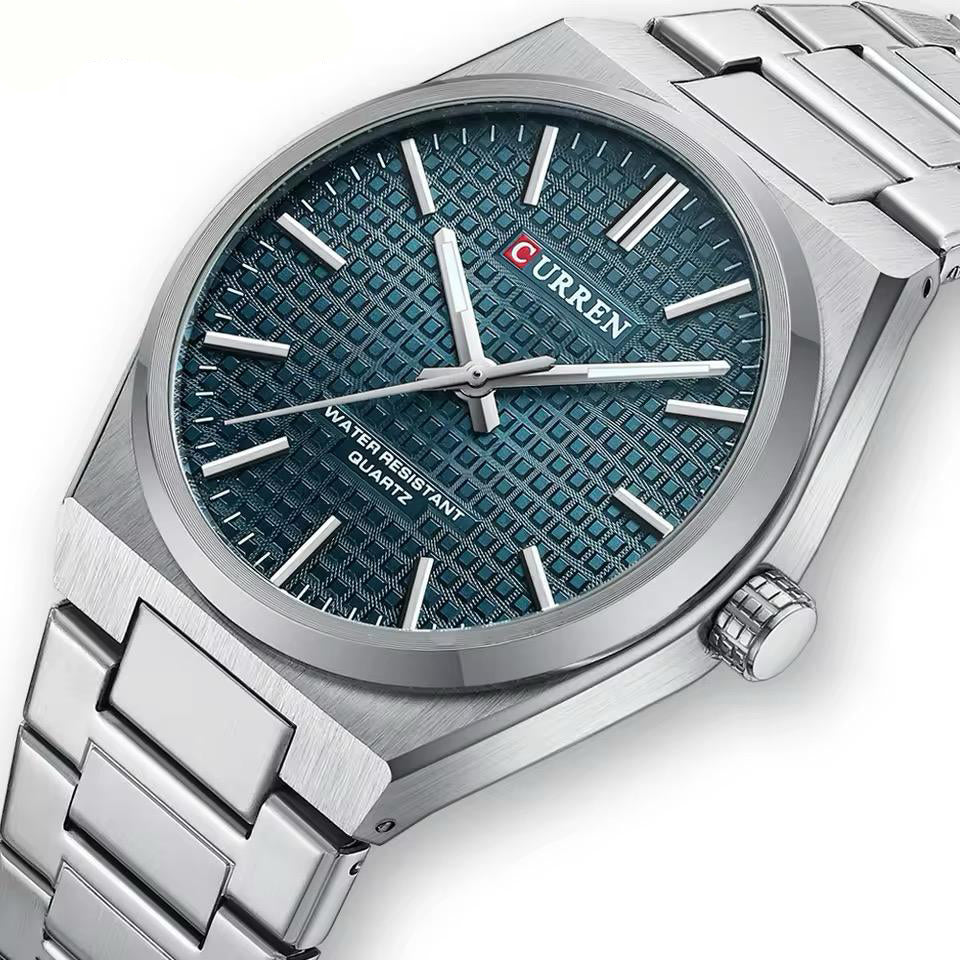 RELOJ CURREN ACERO PLATEADO CUR-25