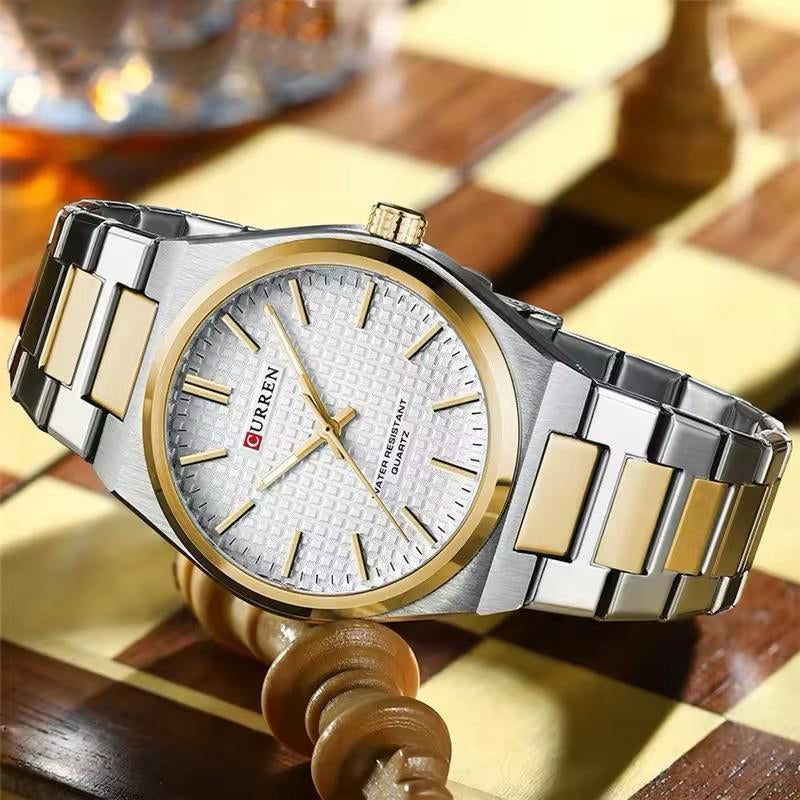 Reloj Curren CUR-27 Hombre Acero Plateado