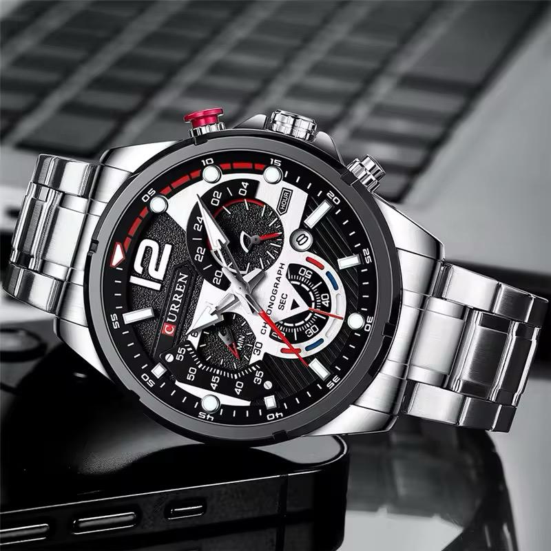Reloj Curren CUR-9 Hombre Acero Plateado