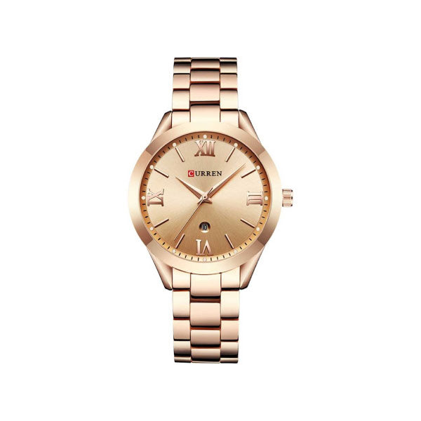 Reloj Curren Mujer Acero Oro Rosa | CUR-M-3
