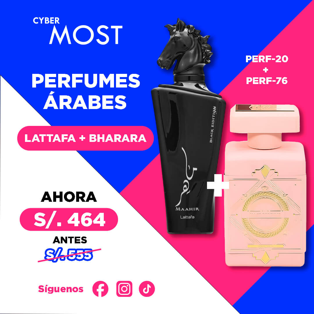 Combo Perfumes Maahir Black + Velvet Rose