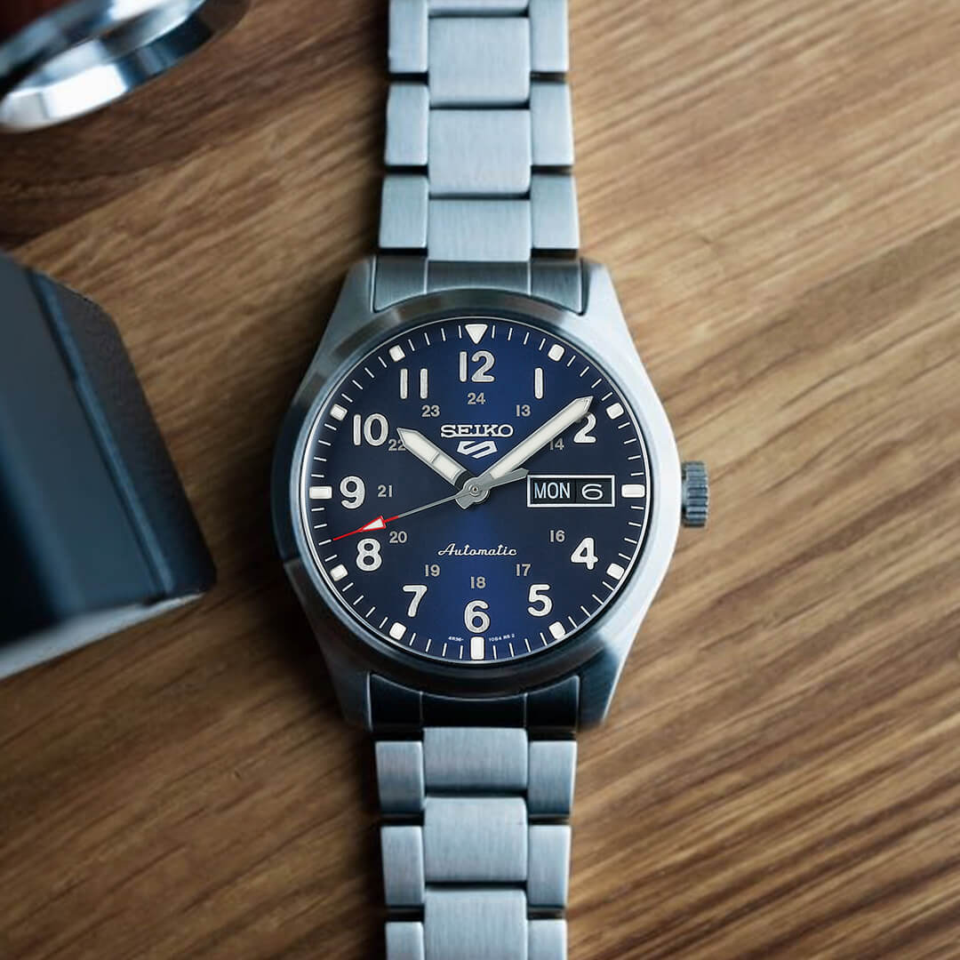 Reloj Seiko 5 Sports SRPG29 Hombre Automático Plateado | SEI-6