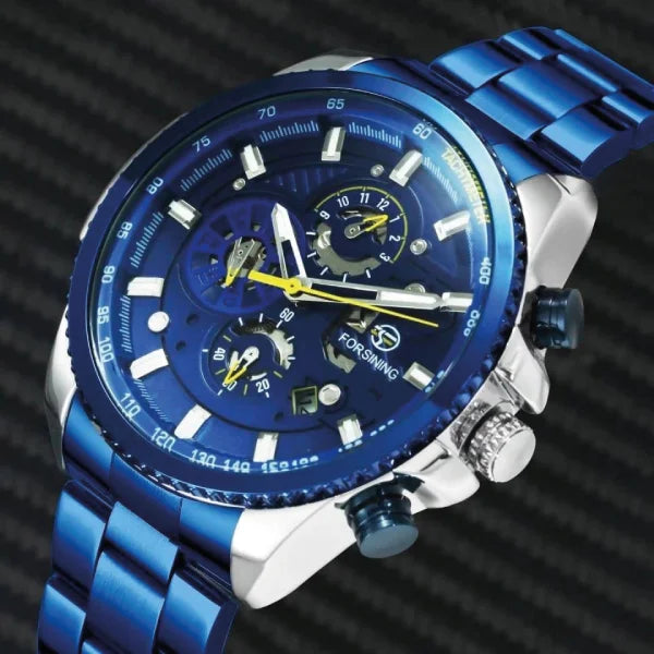 RELOJ FORSINING AUTOMÁTICO BLUE FOR-14