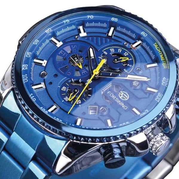 RELOJ FORSINING AUTOMÁTICO BLUE FOR-14