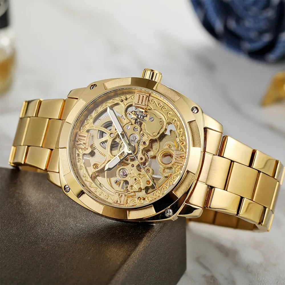 Reloj Forsining FOR-22 Hombre Automático Dorado