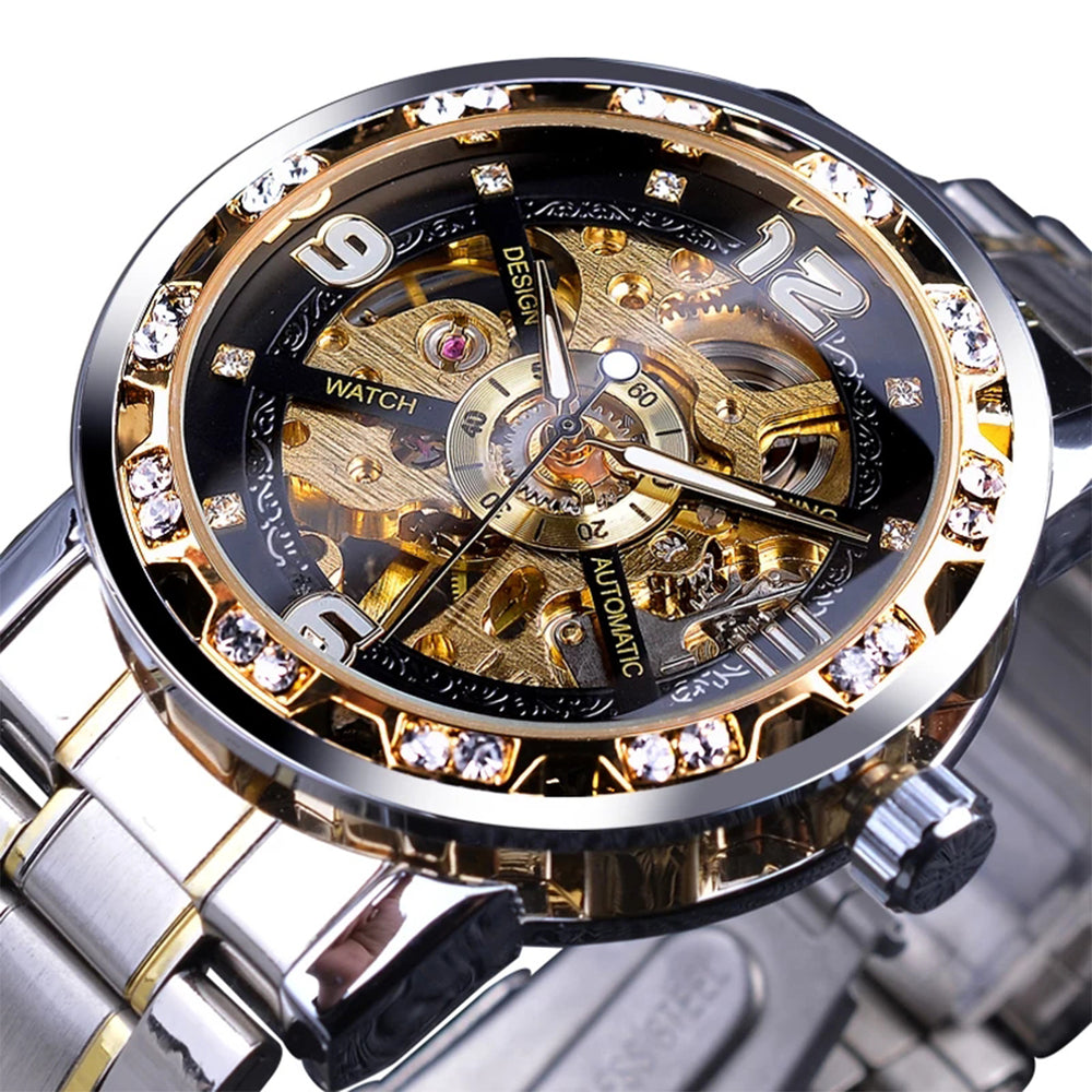 Reloj Forsining FOR-23 Hombre Automático Plateado