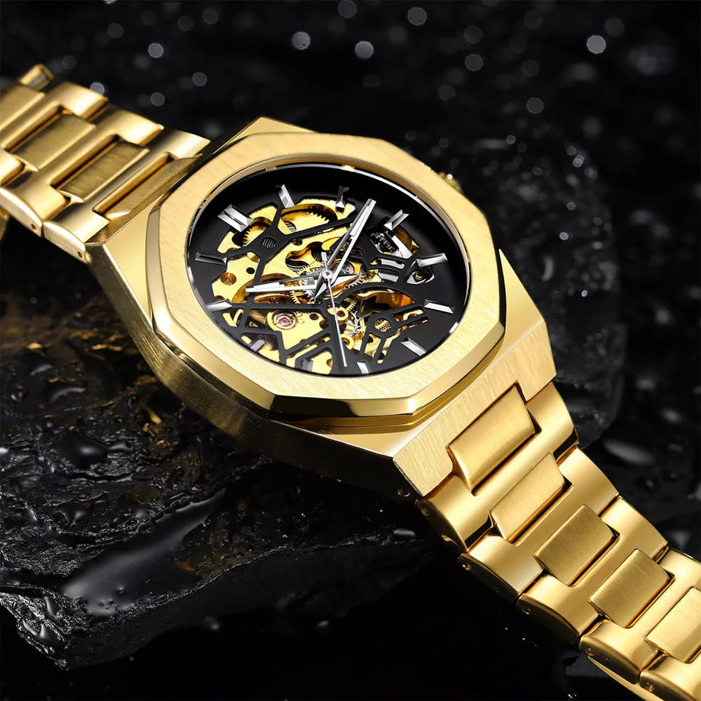 Reloj Forsining FOR-31 Hombre Automático Dorado