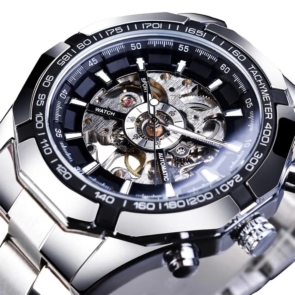 Reloj Forsining FOR-3 Hombre Automático Plateado