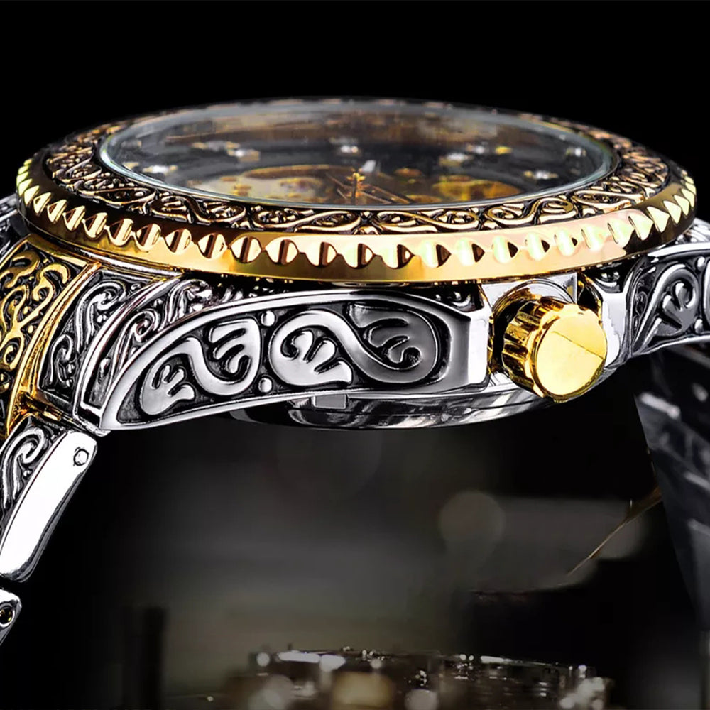 Reloj Forsining FOR-43 Hombre Automático Dorado