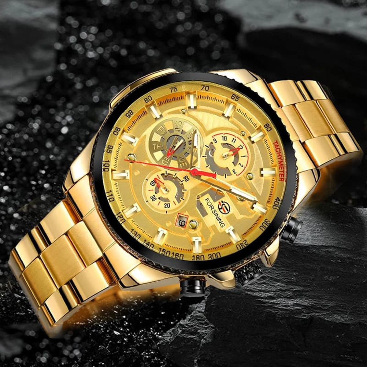 RELOJ FORSINING RACING GOLD FOR-47