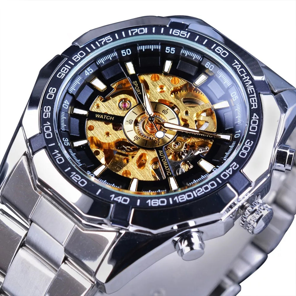 Reloj Forsining FOR-4 Hombre Automático Plateado