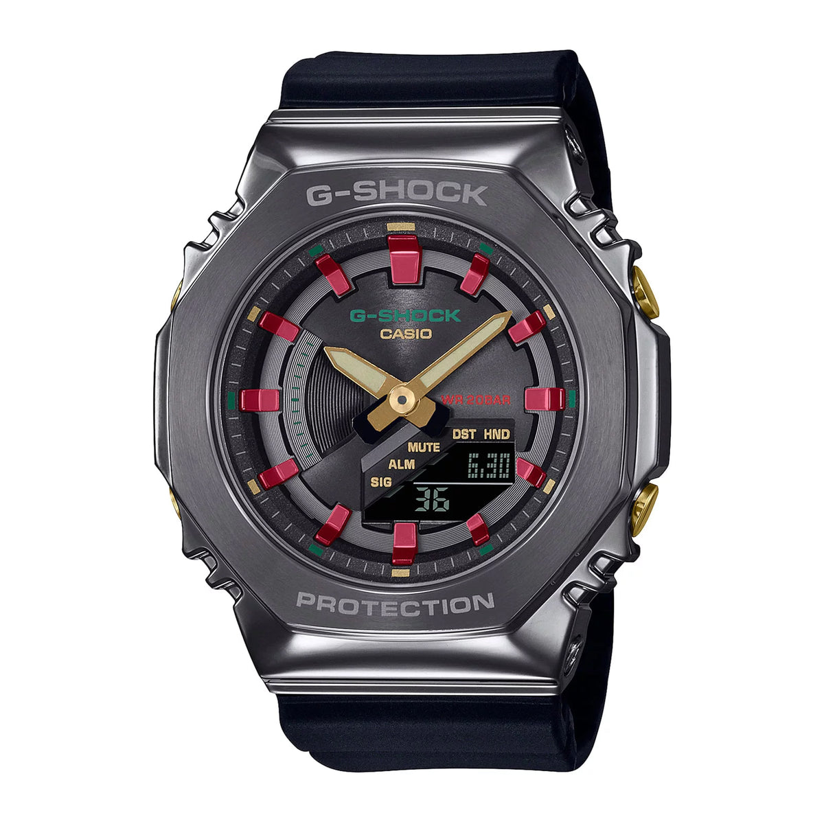 RELOJ G-SHOCK PLOMO CON NEGRO G-S-227