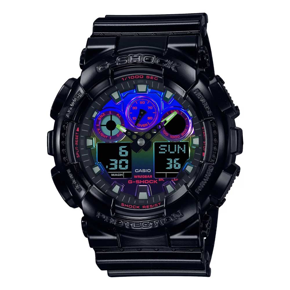 RELOJ G-SHOCK NEGRO GA-100RGB-1A G-SK-120