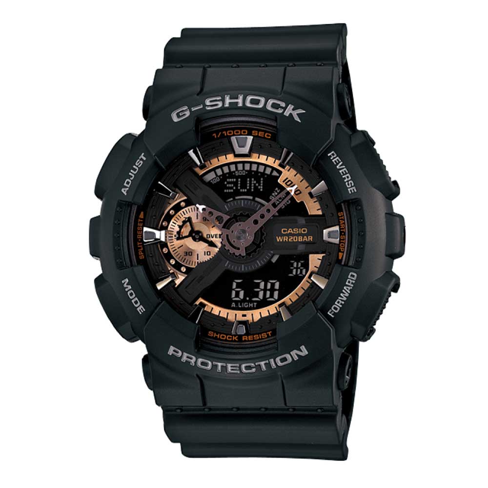 RELOJ G-SHOCK NEGRO GA-110RG-1A G-SK-121