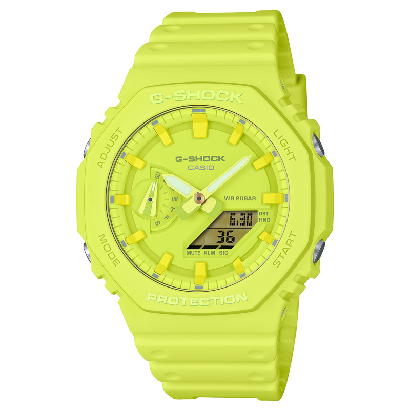 RELOJ G-SHOCK AMARILLO GA-2100-9A9 G-SK-154