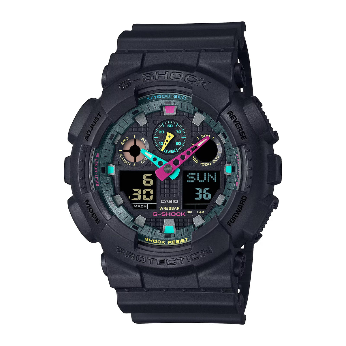 RELOJ G-SHOCK NEGRO GA-100MF-1A G-SK-165